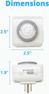 Q6914 Mechanical Timer for Low Voltage Landscape Lighting Transformer