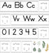 Carson Dellosa 52-Piece Farmhouse Manuscript Alphabet & Number Line Bulletin Board Set, Phonics Posters, Modern