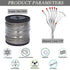 1/8 Kit,100ft M5 Wire Rope Vinyl Coated Stainless Steel Cable with Turnbuckles for Outdoor String Light Hanging Kit