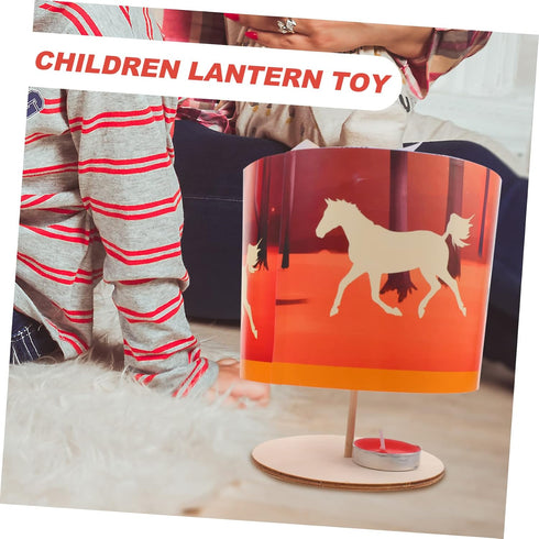 2pcs Abaodam DIY Rotary Lantern Craft Kit for Boy Girl Festival Lantern Making Material for Science Class for Spring