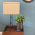 GLEAVI Rustic Woven Pendant Light Lampshade Lightweight Ceiling Lamp Cover for Living Bedroom Office Protective Rustic
