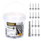 Metal Roofing Screws 10 x 1 inch, Hex Head Sheet Metal Roof Screw with EPDM Washer (250Pcs) for Corrugated Roofing