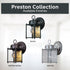 Pack 2, 8.25 Inch Set D334M-5EW-BK2 Designers Fountain Ivy Trail Outdoor Light Fixture of Exterior Wall Lantern Sconce
