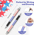 Tenare 200 Pcs American Flag Ballpoint Pen Patriotic 1.0mm Black Ink Pens for USA Souvenirs and Gifts