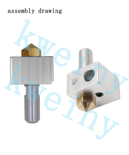 MK10 0.4mm Brass Nozzle for 3D Printer Makerbot & Extruder Cleaning Tools, M7 Thread