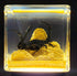 2" Real Black Scorpion in Crystal Clear Lucite Resin Diorama Paperweight for Biology Education & Display