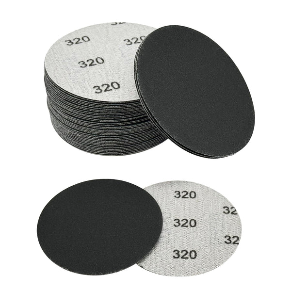 3 Inch Sanding Discs 40pcs 320 Grit Premium Silicon Carbide Sandpaper Wet Dry Hook and Loop