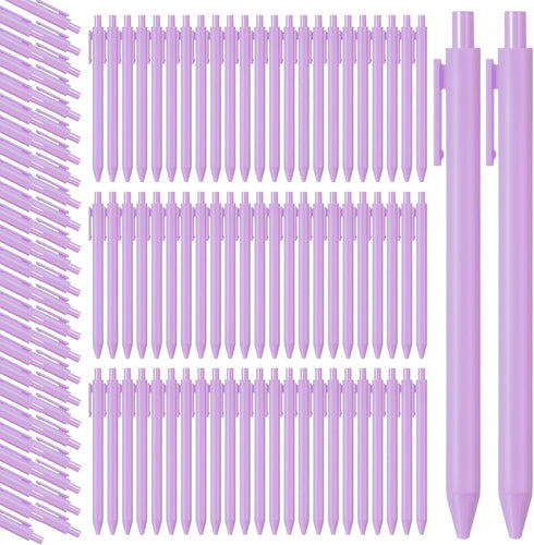 Fulmoon 50 Pcs Cute Back to School Ballpoint Pens Bulk, Comfortable Writing Pens in Medium Point 1.0 mm for Teacher