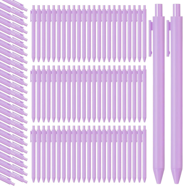 Fulmoon 50 Pcs Cute Back to School Ballpoint Pens Bulk, Comfortable Writing Pens in Medium Point 1.0 mm for Teacher