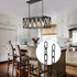6 2 Pack garini Feet Industrial Black Light Fixture Chain, Adjustable Metal Pendant Chandelier Chain Extension