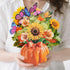 velovibe 3D Pop Up Card, 12 Inch 1:1 Flower Bouquet Card, 10 Diy