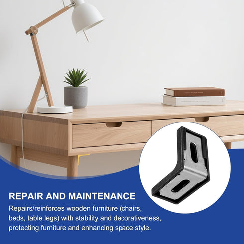50pcs 18x28x28mm 90 HARFINGTON Metal Corner Braces L-Shape Degree Right Angle Brackets Corner Braces with Plastic