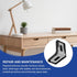 50pcs 18x28x28mm 90 HARFINGTON Metal Corner Braces L-Shape Degree Right Angle Brackets Corner Braces with Plastic