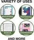 Samsill Super Heavy Duty Sheet Protector Dividers - 8.5 x 11 Inch Page Protectors for 3 Ring Binder, 1 Set