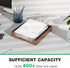 Wooden Letter Tray Natural Pine Wood Desktop Organizer, Multi-Functional Storage for Office, Kitchen - Perfect for Files, Supplies and Small Accessories, Stackable Space-Saving (Rustic Burnt)