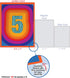 The Best Card Company - 5th Wedding Milestone Anniversary Notecard Jumbo 8.5 x 11 w/Envelope (Not Foil)