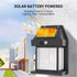 1800mAh aqxreight Outdoor Solar Tungsten Wall Light Water Proof Motion Sensing Exterior Mount Lighting for Yard Wall