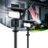 Ollny Solar Lights Outdoor Waterproof IP65Super Bright LED 2 Lighting Modes 360