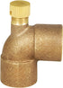 Supply Giant CCDL0340-NL 3/4" Cast No Lead Brass 90 Degree Elbow with Sweat Connects