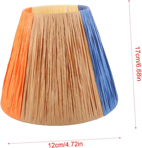 STOBOK Elegant Paper Lampshade for Table Floor Lamps Modern Design Pleated Pendant Light Cover Versatile Use Bedroom