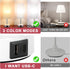 3 3000/4000/5000k Hong-in Nightstand Lamp with Color Modes - White Lamp for Bedroom with USB-C USB-A Charging Ports