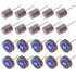 AUTOTOOLHOME 20PCS Abrasive Flap Wheel Sander 80 Grit 1/8" Shank Diameter for Grinding and Polishing