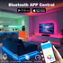 150 (2 75ft), DAYBETTER Led Lights for Bedroom ft Rolls of LED Lights with App Voice Control Remote, RGB Music Sync