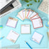 Kisston 12 Pcs Funny Sticky Notes with Fun Messages, 3 x 3 Inch Notepads for Coworkers, Self Stick Mini Notepads, 50
