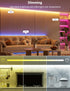 5V Light,9.84ft/3m MIWISE USB RGB COB LED Strip Tape Lights,RF & App Control,Music Sync,Ultra Bright Color Changing