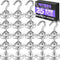 TRYMAG 25 Pack Heavy Duty Magnetic Hooks, 80Lbs+ Neodymium Magnets for Hanging, Toolbox, Grill, Cruise Cabin