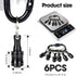 Bit Holder 1/4 inch Hex Shank Screwdriver Bits Holder, Keychain Screw Adapter for Hand-held Drill Bits