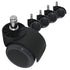 Guildrey Office Chair Caster Wheels, Set of 5, 7/16” Stem Diameter, Easy Install, Protecting Floor Rubber