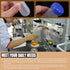 28 Well Plastic Test Tube Stand Rack, Detachable Centrifuge Tube Rack + 25Pcs 50ml Flat Bottom Tubes