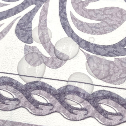 Yifely Moistureproof PVC Wallpaper Border, Peel & Stick Scroll Wall Borders Sticker for Home Decor