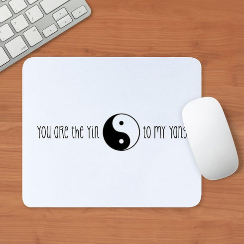 CafePress You are The Yin to My Yang Mousepad Non-Slip Rubber Gaming Mousepad