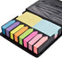 Tiger Sticky memo Notes Holder with Index tab Flags in Leather Like case, Multi (301308)