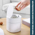 Mini Desk Trash Can with Lid, 0.5 Gallon Tiny Waste Basket with 180 Trash Bags for Desk Top