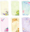 Paper Master Envelope Set, 12 Packs of Flora Letter Envelopes, Decorated Printer Stationery, 9.7x4.7 inches
