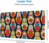Hwxzupm 16x29.5 Inch Russian Nesting Dolls Matryoshka Gaming Mouse Pad Large - Non-Slip Desk Mat with Stitched Edges