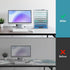 DALTACK 9-Tier Paper Letter Tray Desk Organizer with Handles, Mesh File Holder for Office, Home, School, White