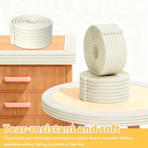 Soft Bunk Bed Ladder Pads with Cutter Foam Step Padding & Ladder Cover for Kids Loft Beds, Dorm Ladders, Stairs