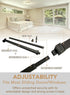 GT-DB006 (19"- 51" 3 Greatim Sliding Door Security Lock Bar, Child Proof Sliding Door Lock Bar with Anti Lift Lock