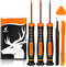 Screwdriver Kit for Switch, 6Pcs Repair Set with Triwing, Phillips, Tweezers, Crowbar, Triangle Pry