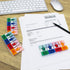 Message Flags Assorted Color, "Sign Here"/"Notarize"/"Initial Here"/"Sign and Date", 600 Pages Total, 3 Dispensers/Pack