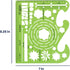 Pacific Arc Landscape Template Guide, with Trees, Shrubs, Hedges, Fences, Flagstone Walks, and Terraces