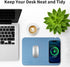 Tongyanat 15W, Fast Wireless Charging Mouse Pad Office Desk Pad with Ultra-Smooth Surface Non-Slip Rubber Base