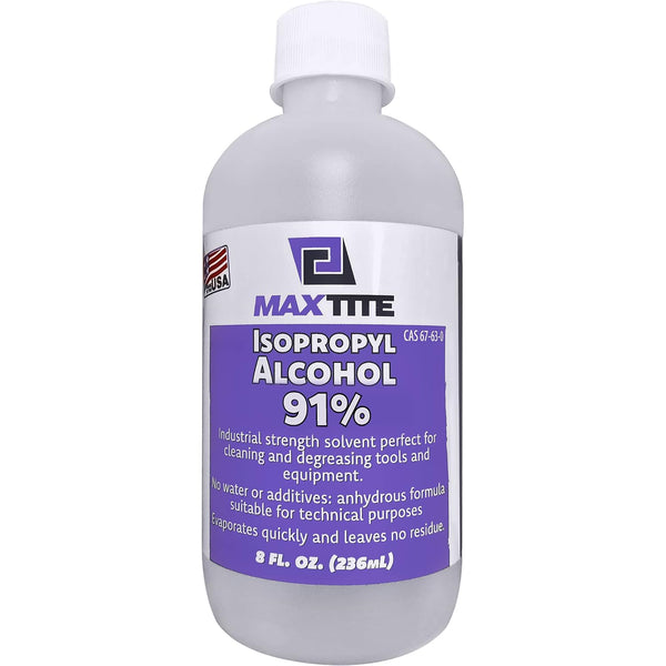 Isopropyl Alcohol 91% by MaxTite (8oz)