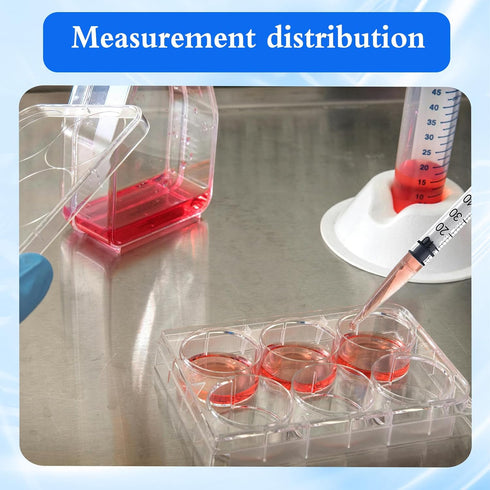 Maydeyy 100 Pack 31G-1/4"(6mm) 0.5cc Lab Supplies Disposable Liquid Measurement Tool, Individually Wrapped