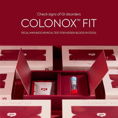 COLONOX at-Home Colon Screening Test Kit, Easy to Use Fecal Occult Blood Test for Early Detection (2 Tests)
