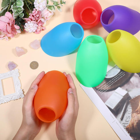 6 6 42mm 3.6 Inch/91 mm CHGCRAFT Pcs Color Plastic Lamp Shade Replacement Horseshoe Lampshade Hole Replacement Lamp